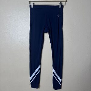 Tory Burch Tory Sport Leggings Women's SP Navy Blue Performance Yoga Gym